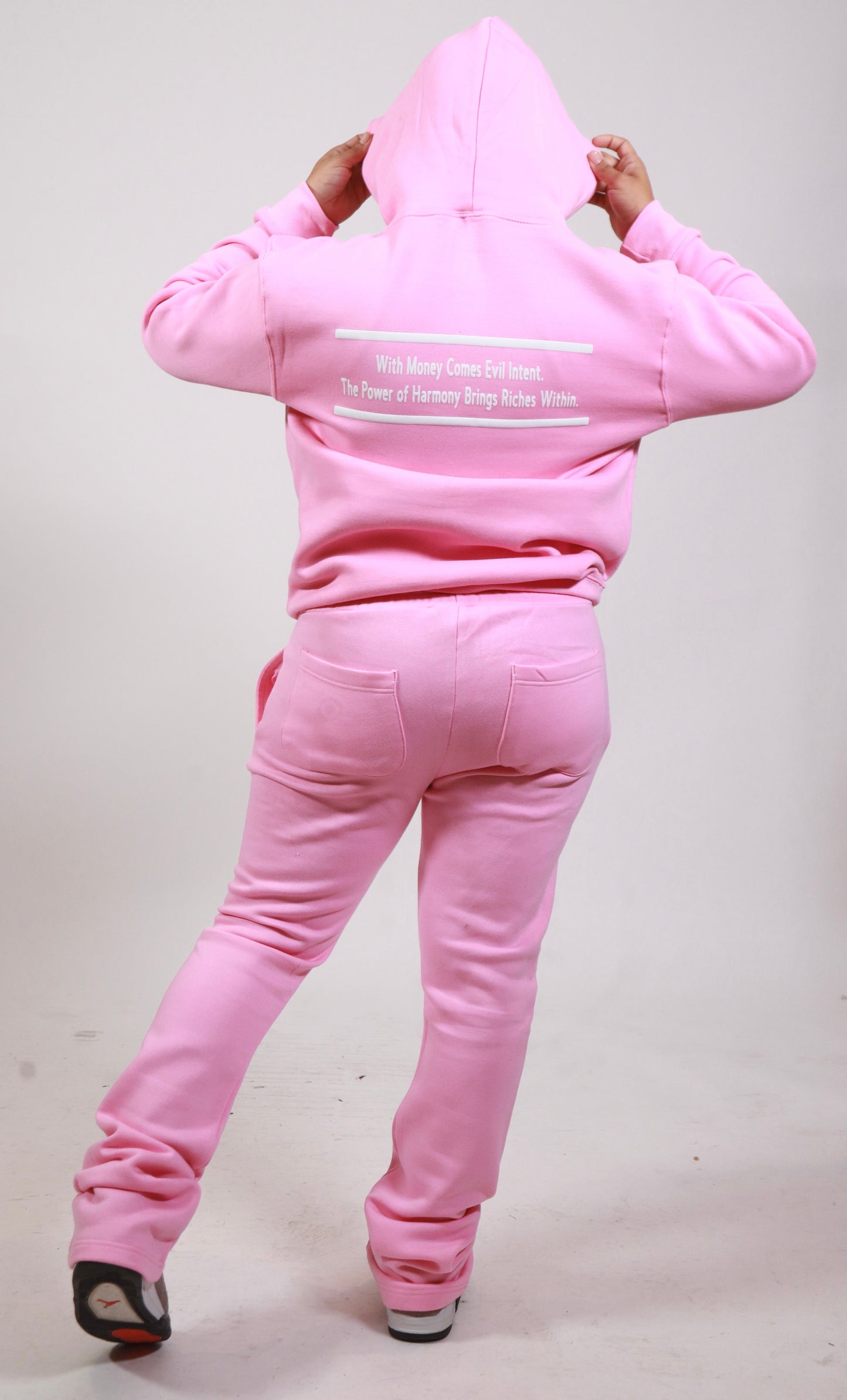 Pink Sweat Suit (Stacked) (Soft Pink)