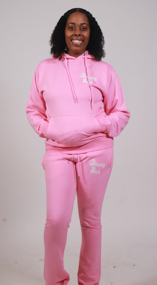 Pink Sweat Suit (Stacked) (Soft Pink)