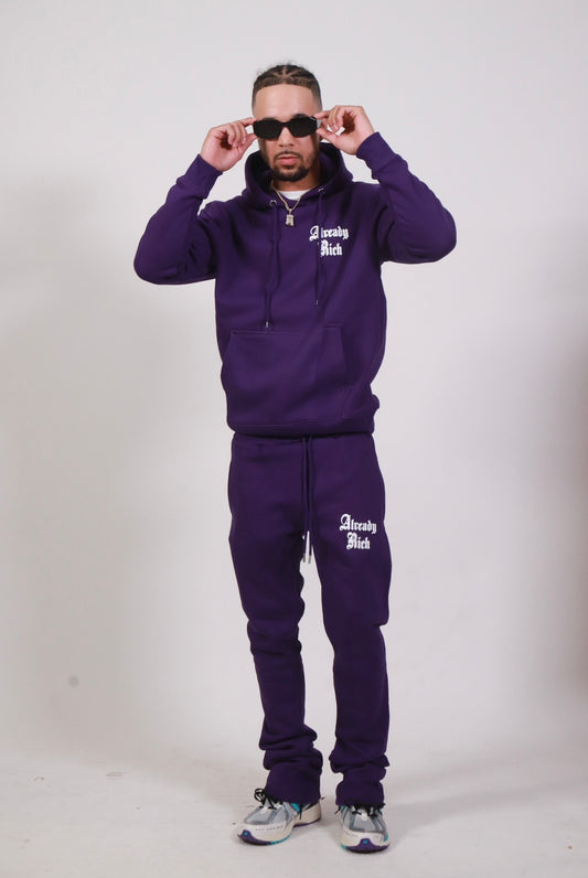 Purple Sweat Suit (Stacked)