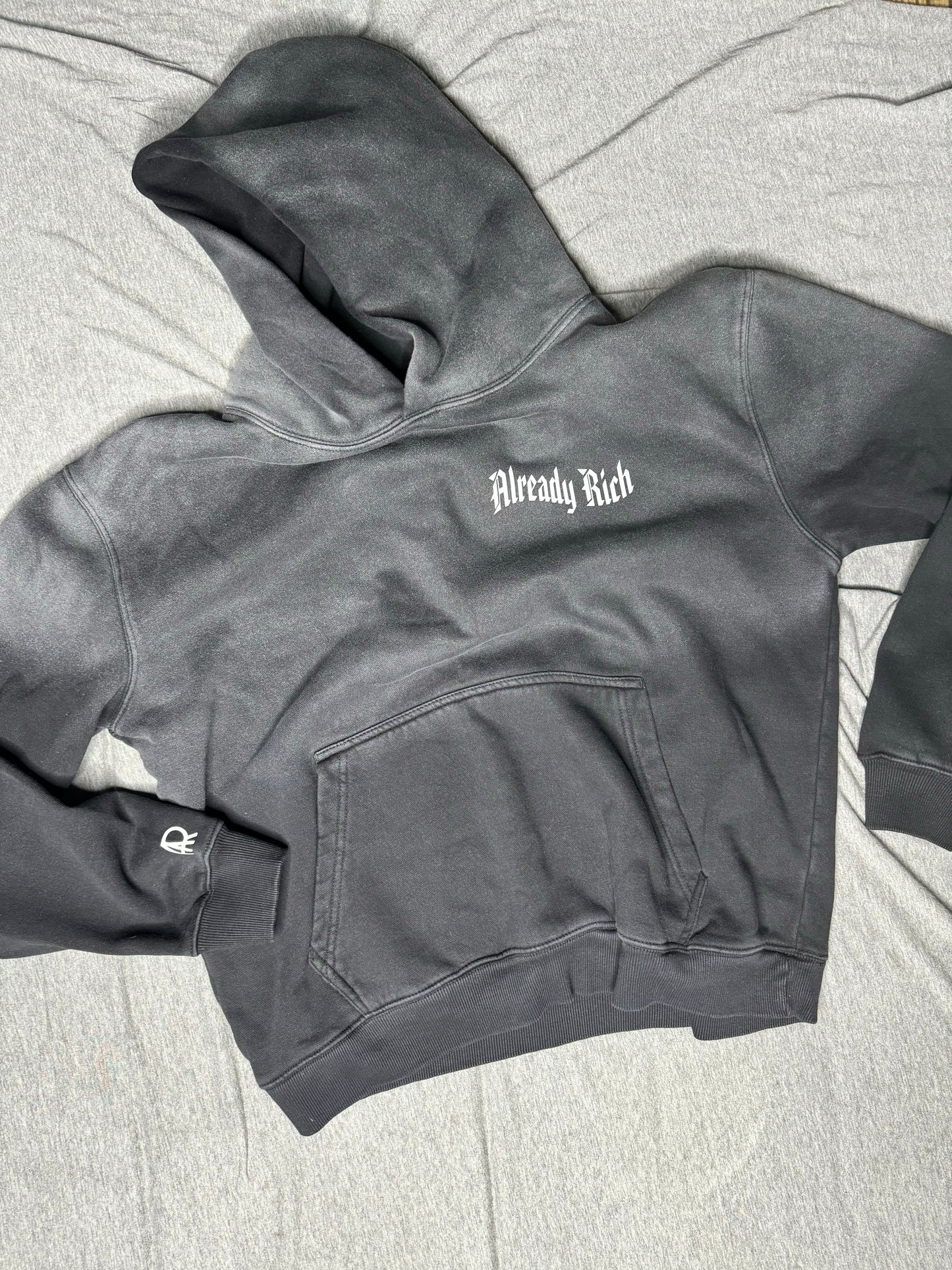 Heavyweight Black (Sun Faded) Sweatsuit