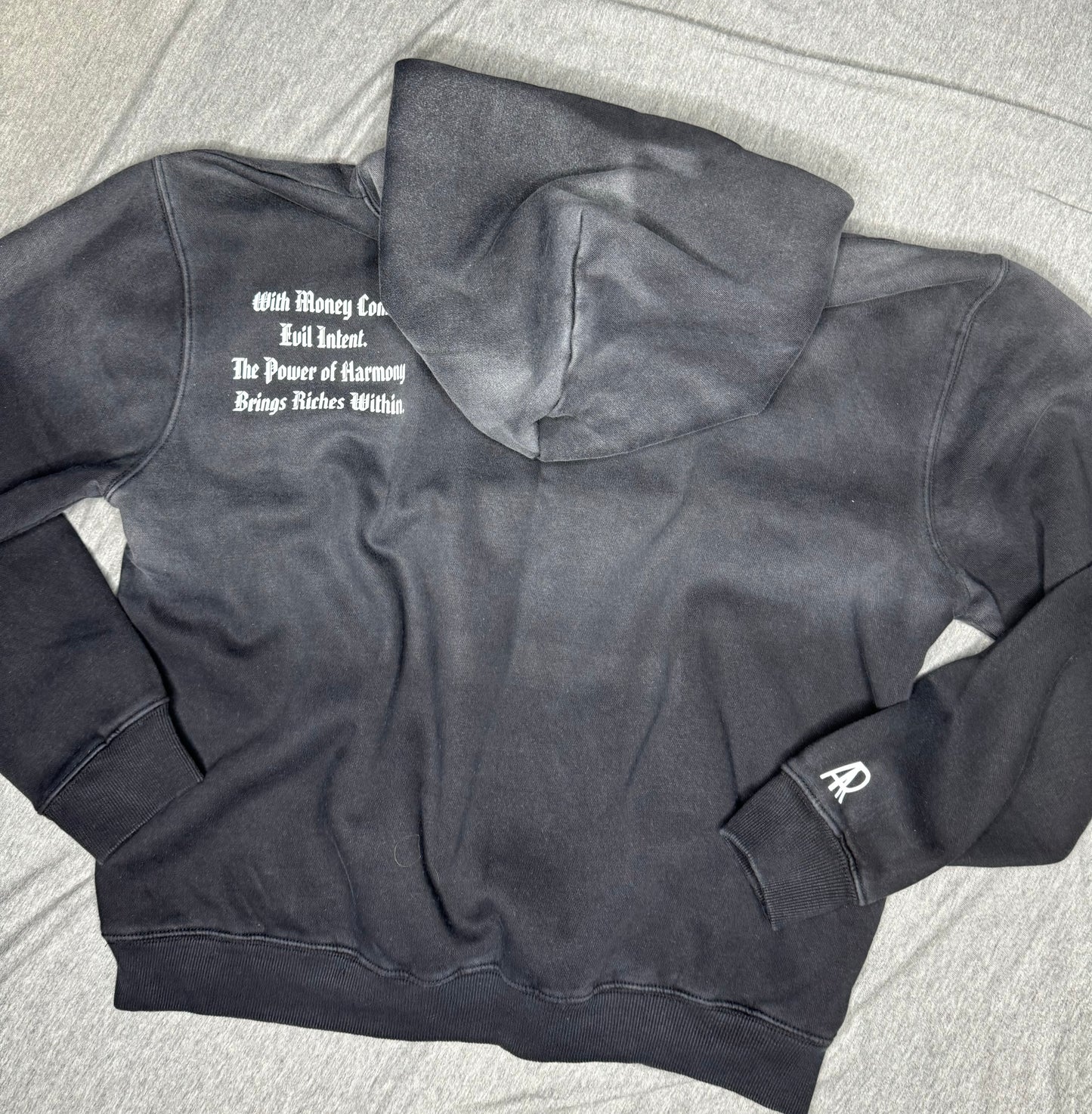 Heavyweight Black (Sun Faded) Sweatsuit